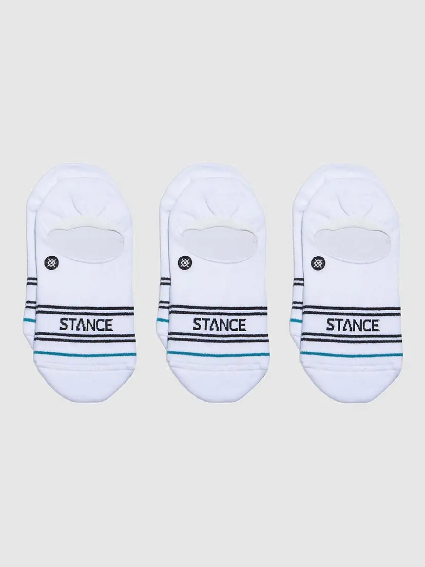Stance Stance Basic 3 Pack No Show Socks hvit