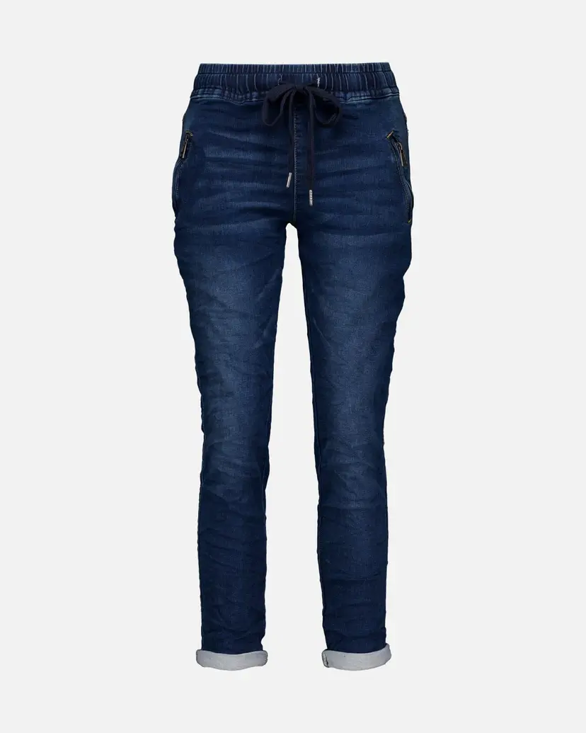 Floyd Jeans Marina Zip Geany - Blå - Str S