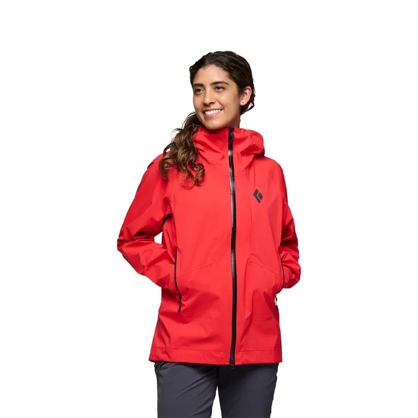 Black Diamond Black Diamond Women's Highline Stretch Shell Coral Red