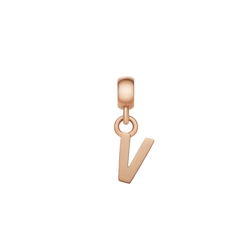 Daniel Wellington Rose Gold Charm Letter | DW