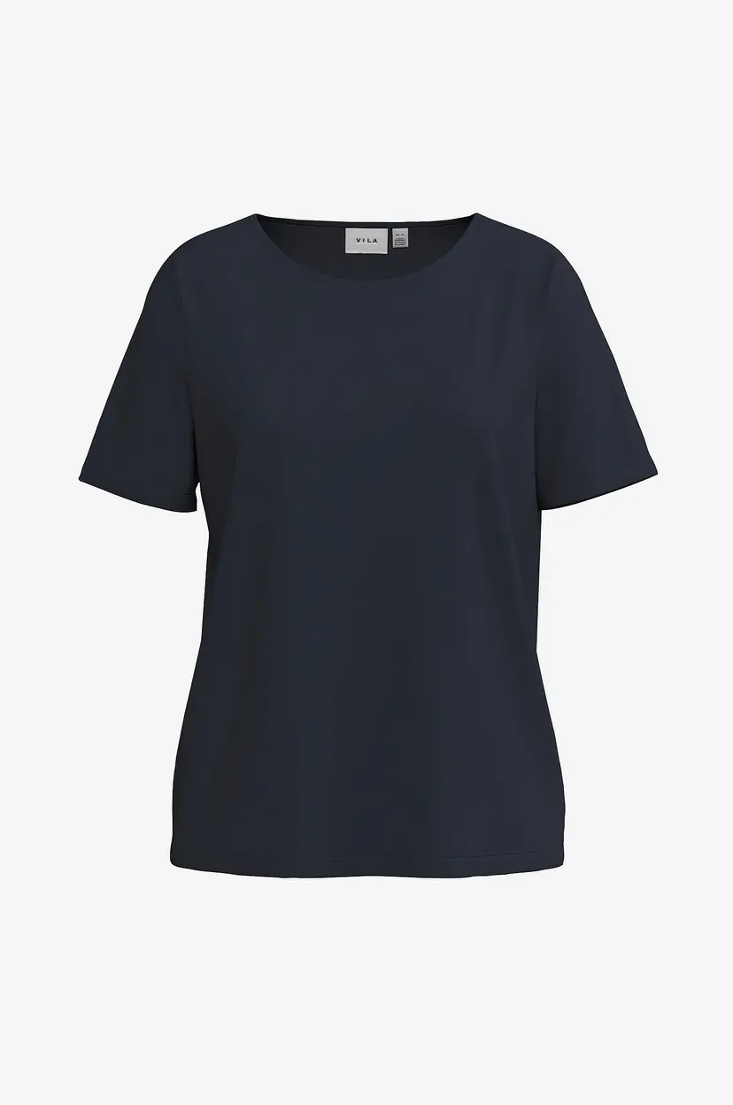 Vila Topp viMooney S/S Top - Blå