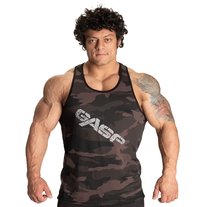GASP Vintage T-Back Linne Mørk Camouflage