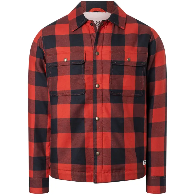 Marmot Marmot M's Ridgefield Sherpa Flannel Shirt Jacket Red