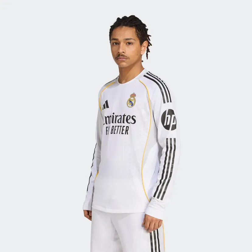 Adidas Real Madrid 25/26 Long Sleeve Authentic Hjemmetrøye