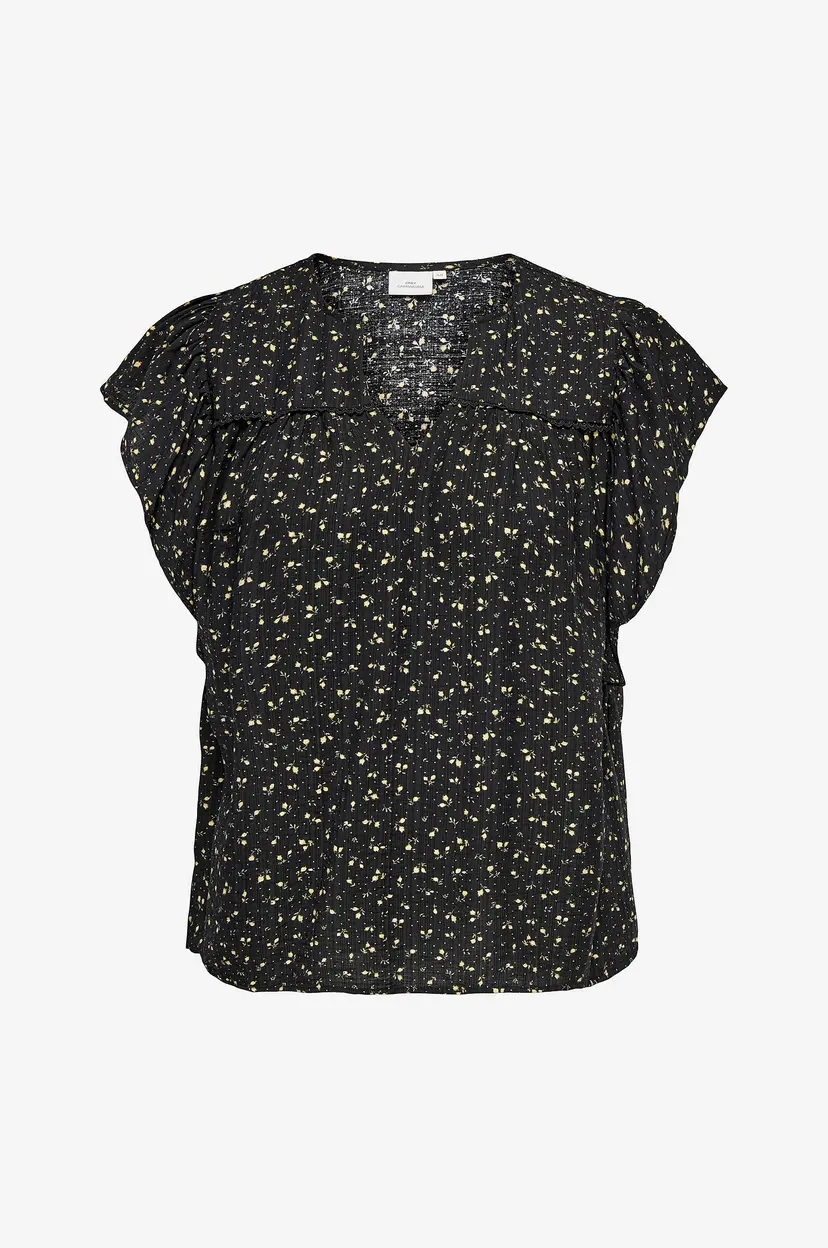 Only Carmakoma Bluse carAlberthe - Svart