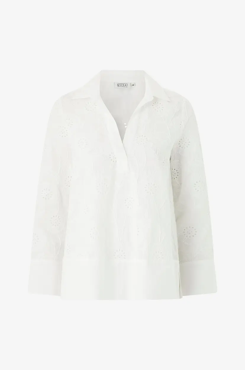 Masai Bluse Top MaDaeva - Hvit