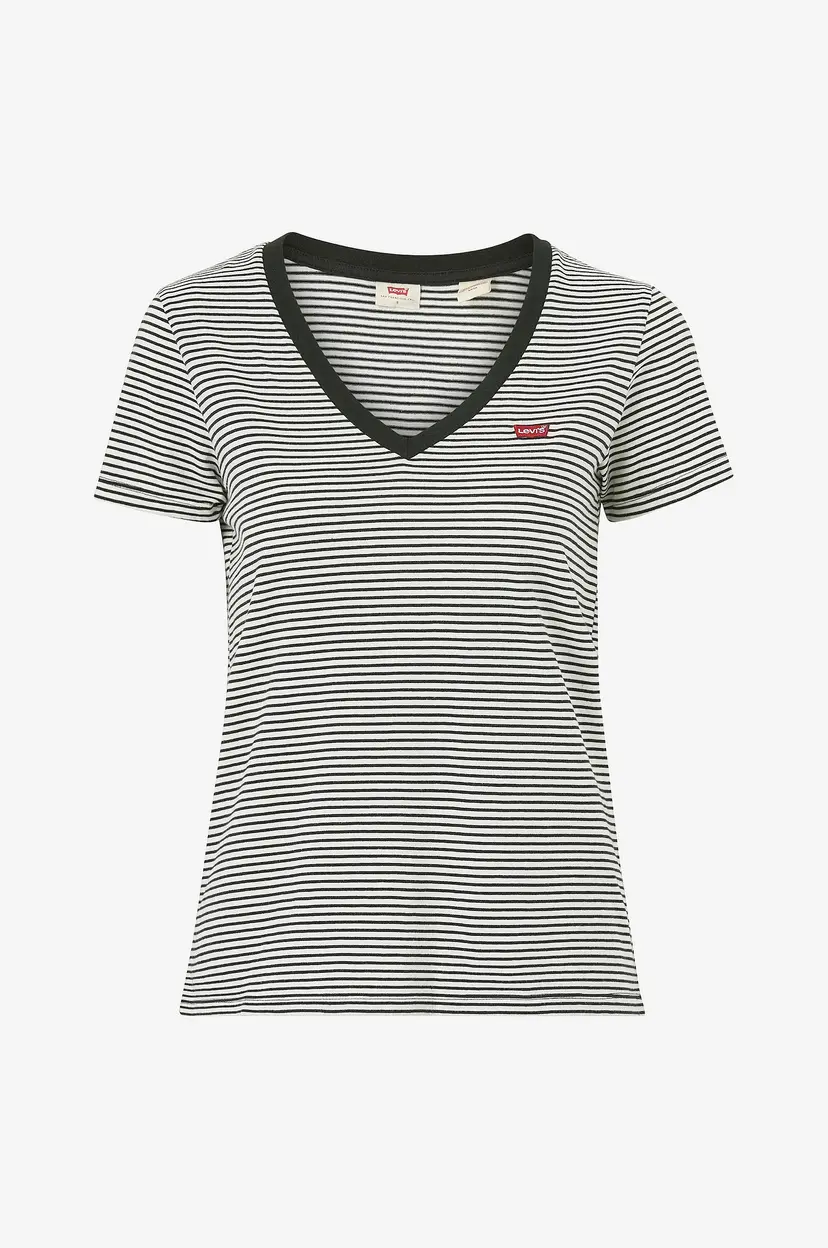 Levi's T-skjorte Perfect V-neck - Svart