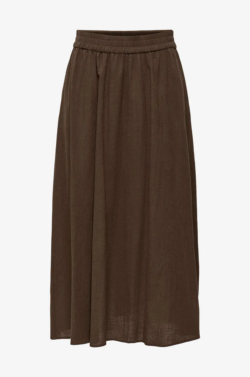 ONLY Maxi skjørt Onltizana - Brun