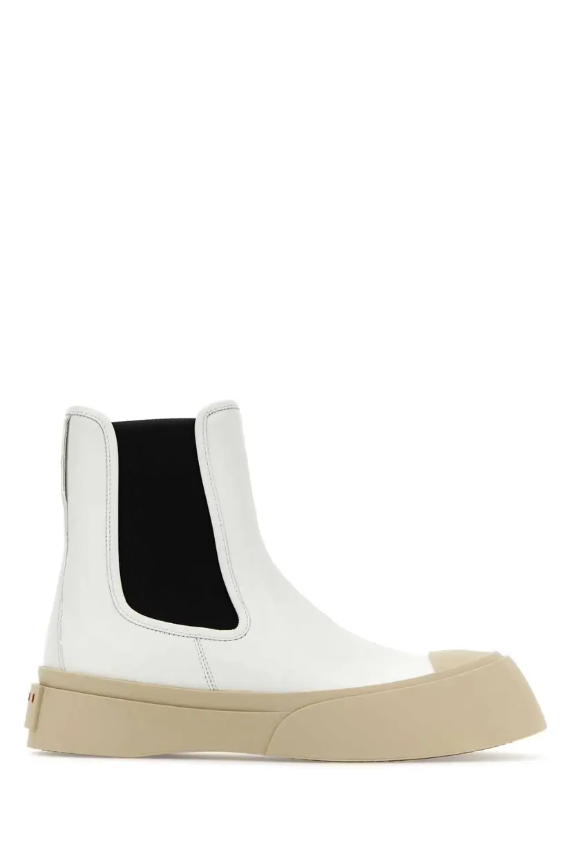 Marni Marni Chelsea boots – Hvit