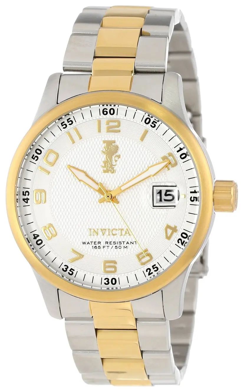 Invicta Invicta Herreklokke 15260 I-Force Sølvfarget/Gulltonet stål Ø44 mm