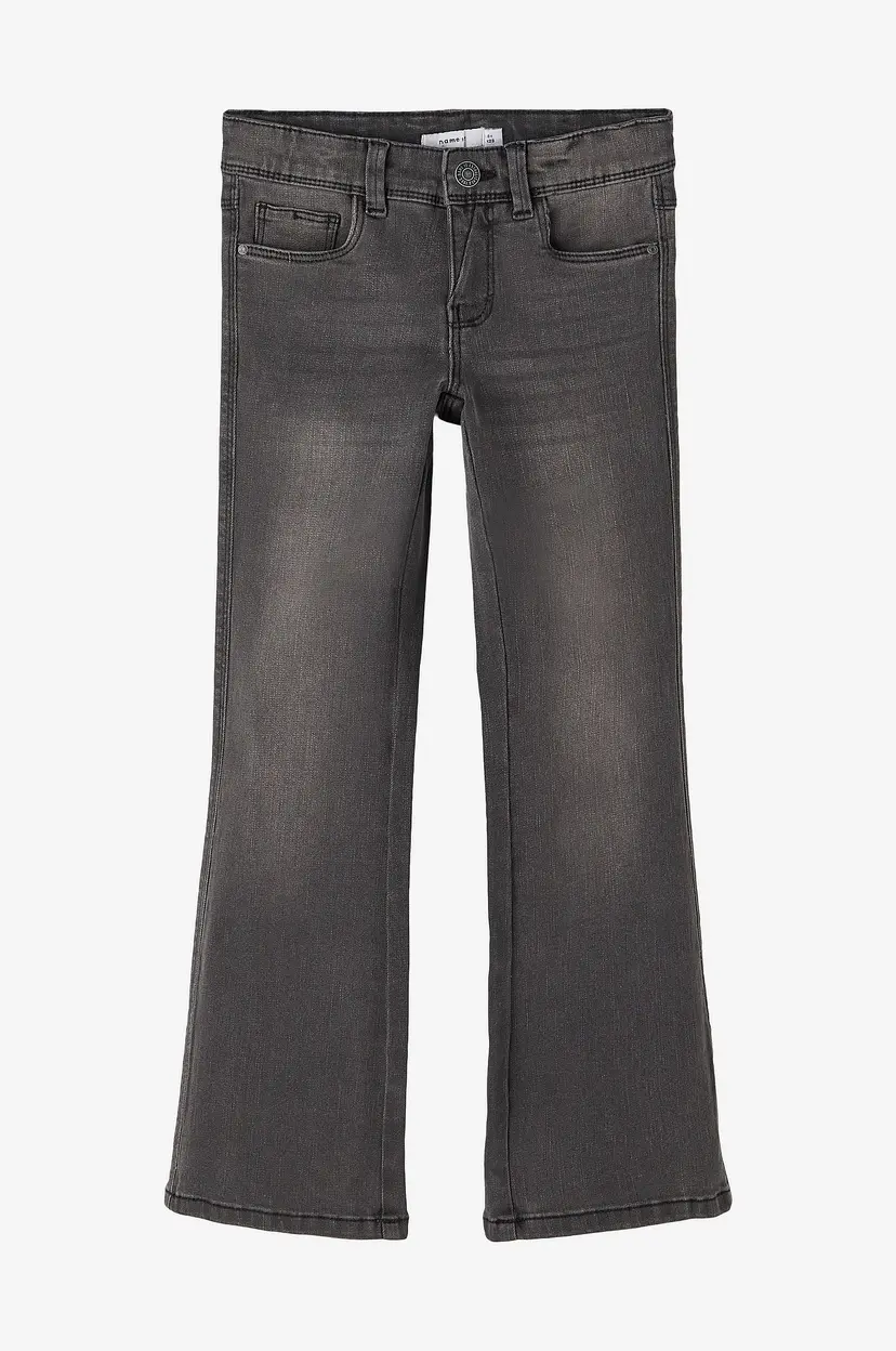 NAME IT Jeans nkfPolly Skinny Boot Jeans 1142 - Grå
