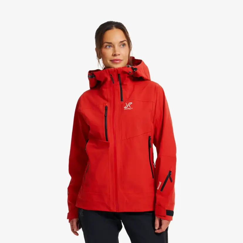 RevolutionRace Cyclone 3L Shell Jacket Dame Aura Red