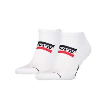 Levi's Levis Strømper 2P Sportswear Logo Low Cut Sock Hvit Str 39/42