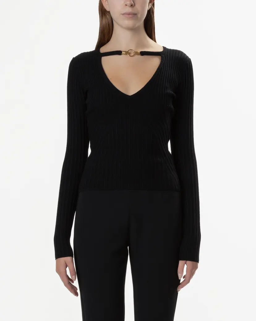 Just Cavalli Just Cavalli 77PAFM36 Black Sweatshirt