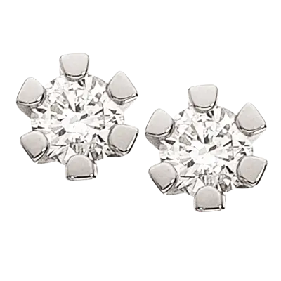 Vida Vida - Hvidguld øreringe med diamanter 0,15ct - 1814,15