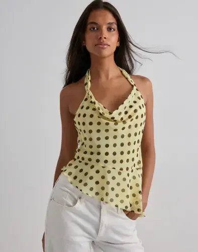 Nelly Nelly - Gul - Flawless Halter Neck Top