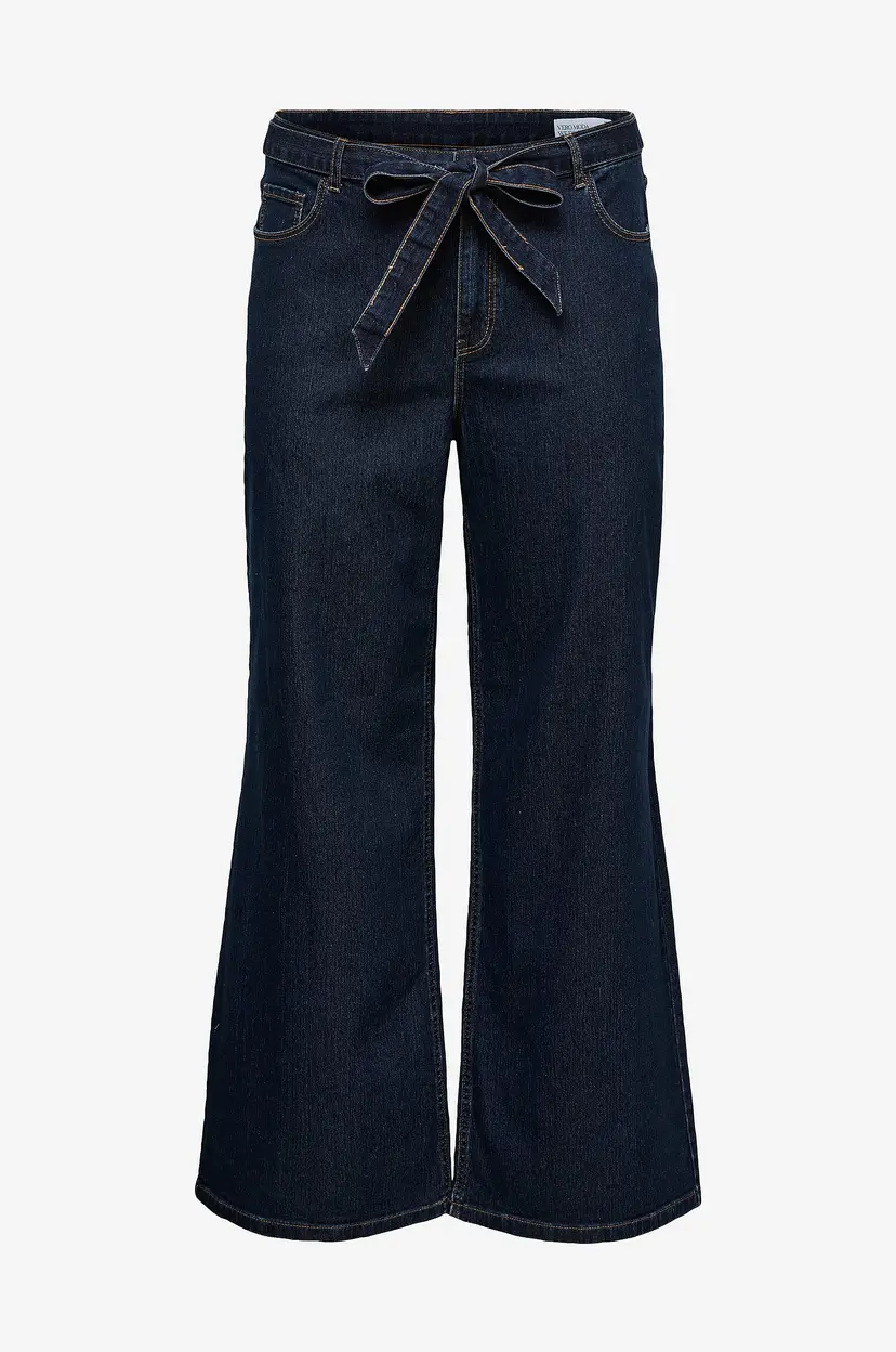 Vero Moda Curve Jeans vmcKayla HR Wide Belt - Blå