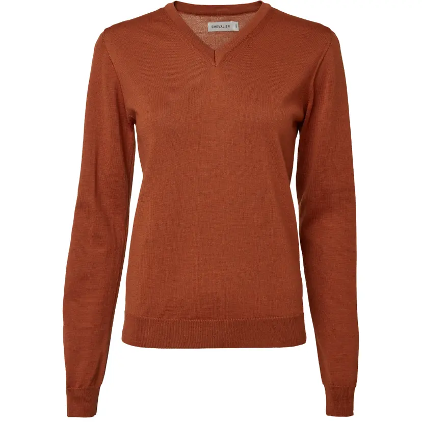Chevalier Chevalier Blaise V-Neck Merino Pullover Women Amber