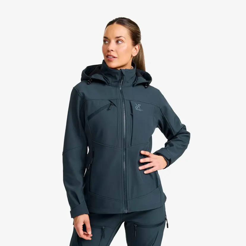 RevolutionRace Hiball Softshell Jacket Dame Blueberry