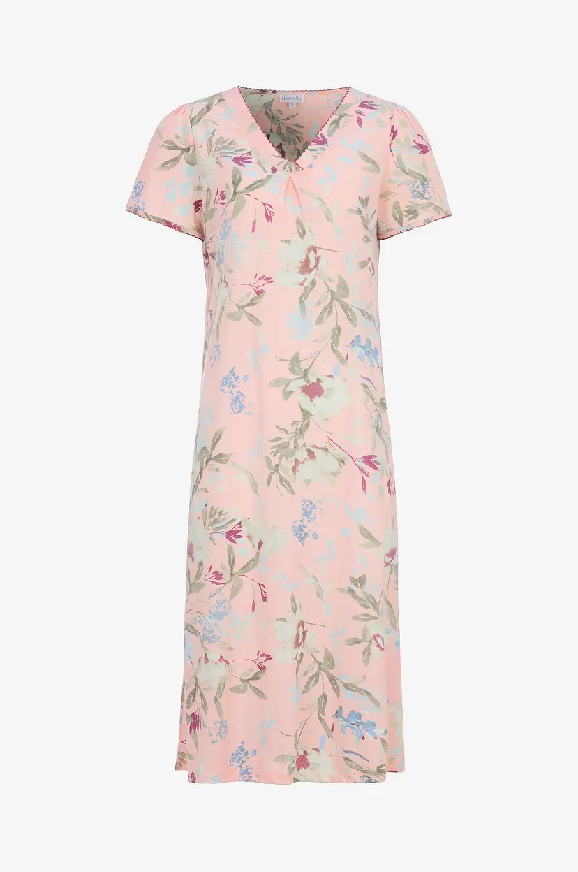 Damella Nattkjole Nightdress short sleeve - Rosa