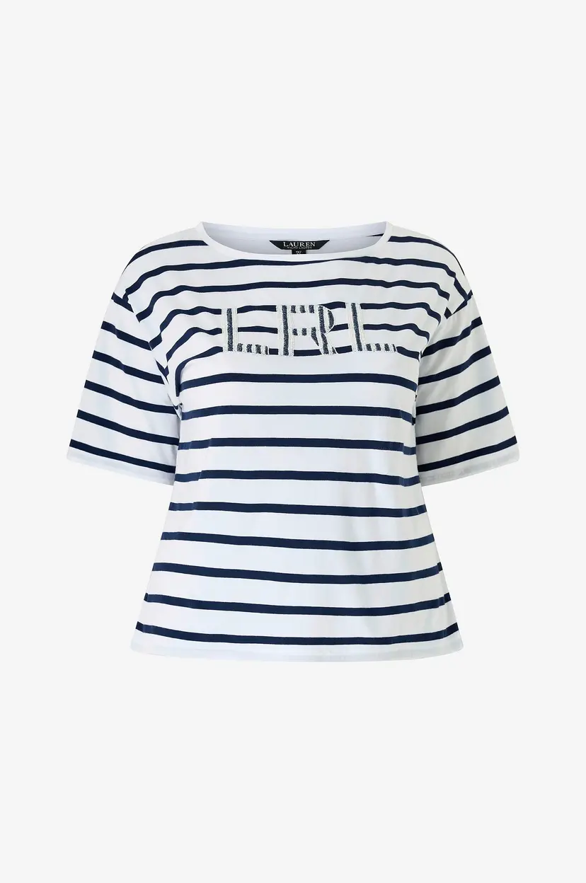 Lauren Ralph Lauren Curve T-skjorte vAuden - Flerfarget