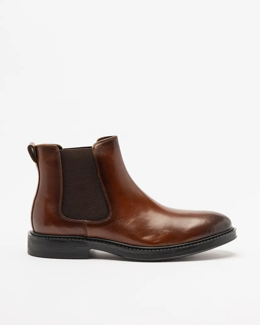 PROF PROF AY1581-V02 Camel Chelsea Ankle boots