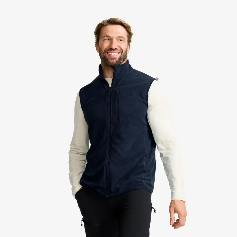 RevolutionRace Hiker Fleece Vest Herre Deep Navy