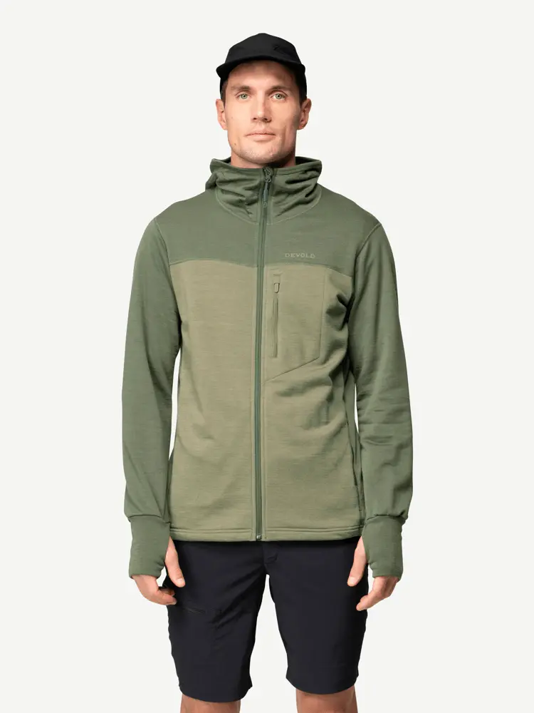Devold Devold - Explorer Merino Hooded Jakke Herre - Large - Grønn