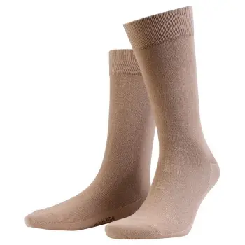 Amanda Christensen Amanda Christensen Strømper True Combed Cotton Sock Lysbrun  Str 43/46