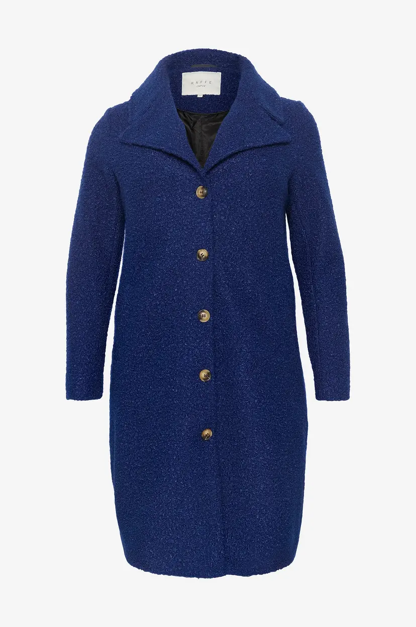 KAFFE Curve Kåpe kcAnni Coat - Blå