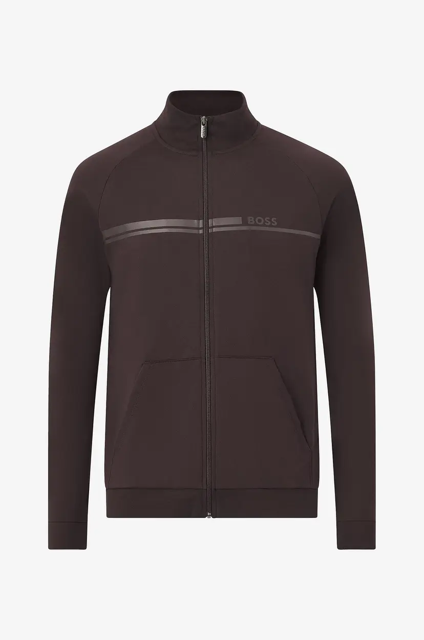 BOSS Collegegenser Authentic Jacket Z - Brun