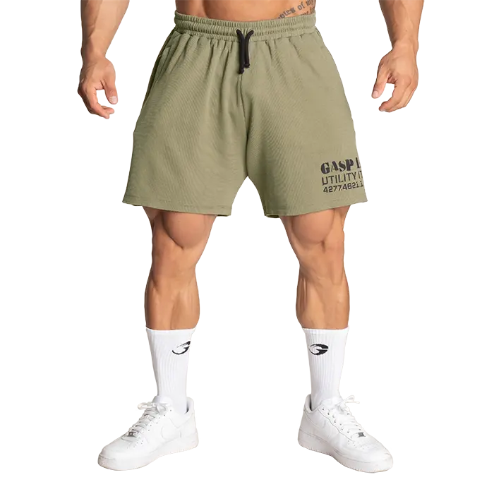 GASP Thermal Shorts 6", Washed Green