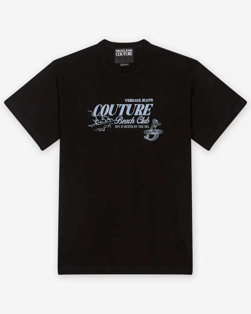 Versace Jeans Couture Versace Jeans Couture 80GAHT10 Black T-shirt