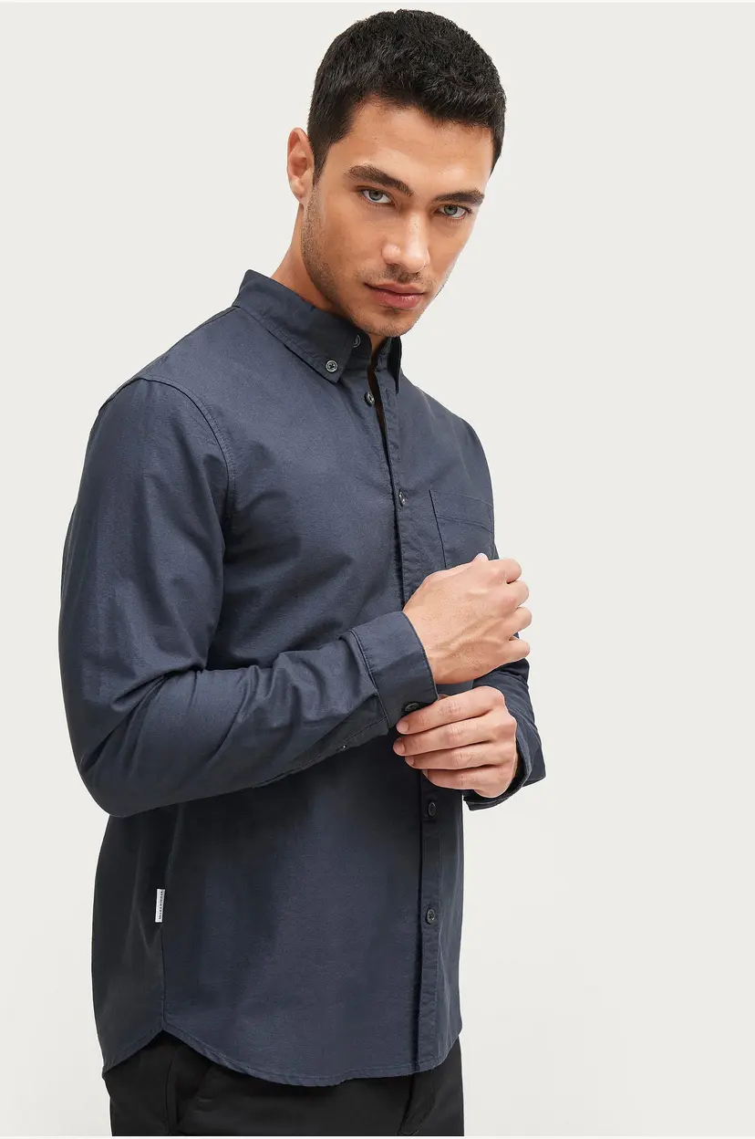 Studio Total Oxfordskjorte Icon Oxford Shirt - Blå