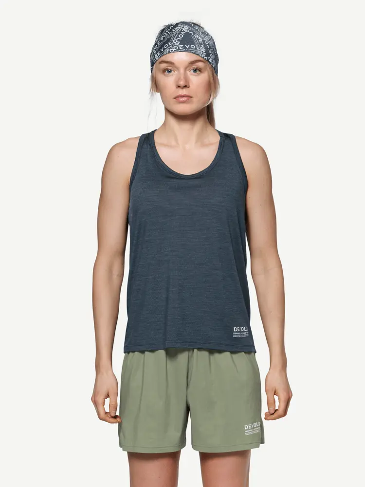 Devold Devold - Endurance Merino 130 Singlet Dame - Large - Blå