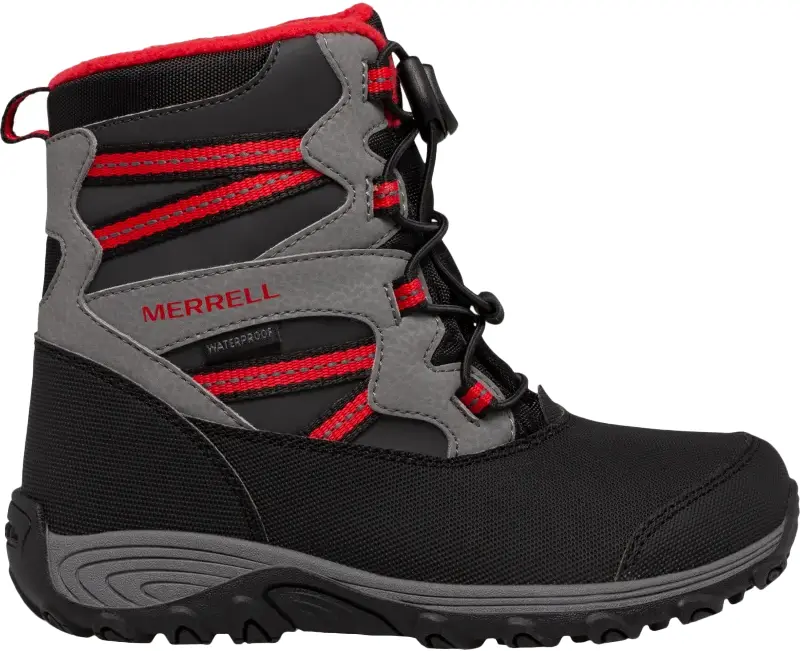 Merrell Merrell Kids Outback Snow Boot 2.0 WP Grey/Black/Red