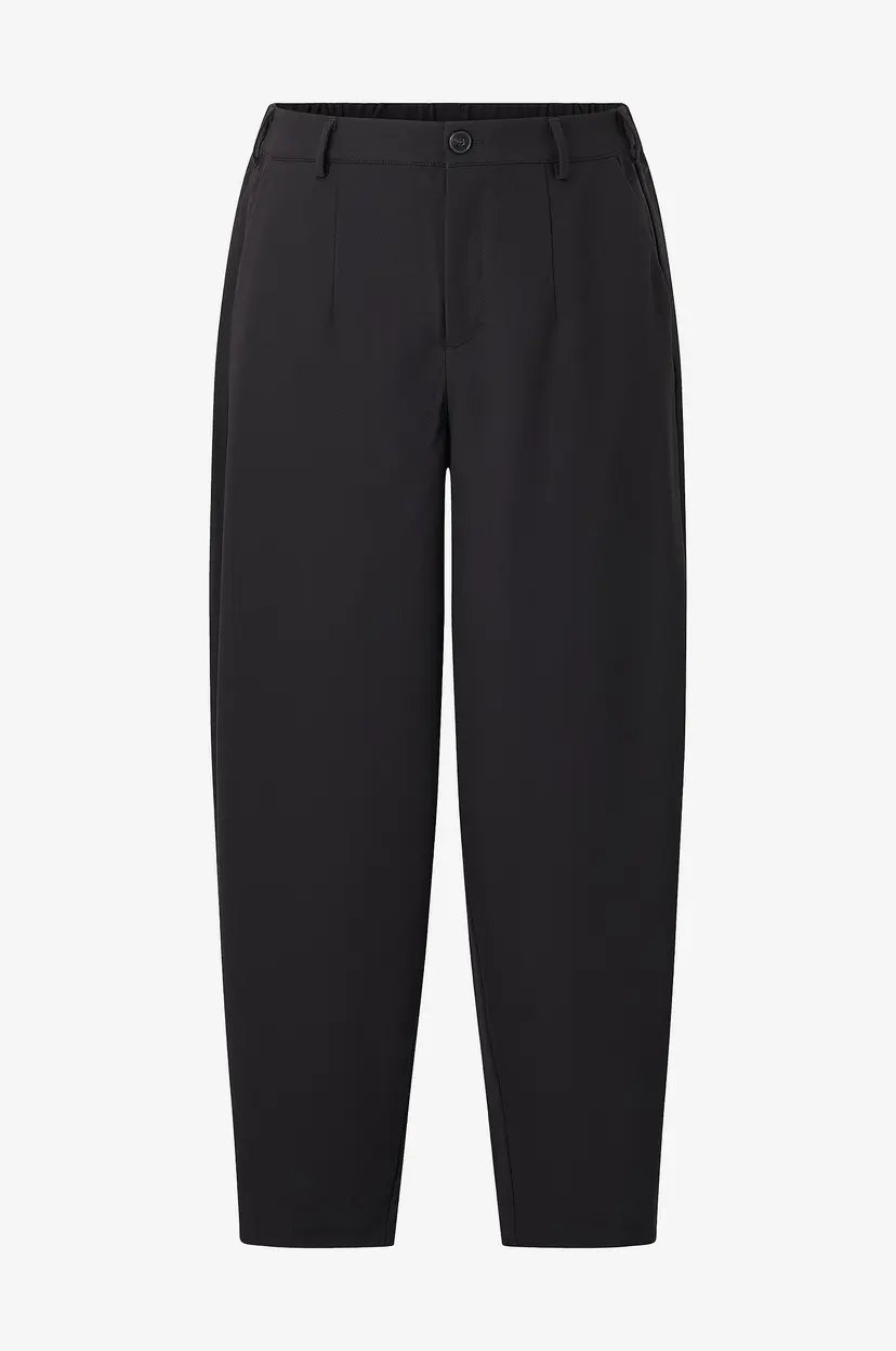 KAFFE Curve Bukser KCsakira Barrel Pants - Svart