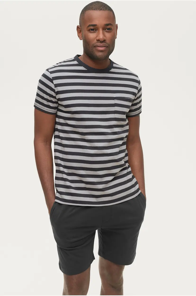 Ellos Collection Pyjamas, sett i 2 deler - Svart
