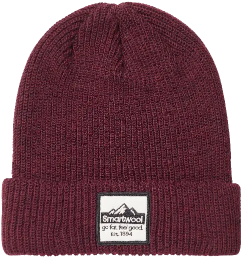 SmartWool Smartwool Patch Beanie Black Cherry One Size