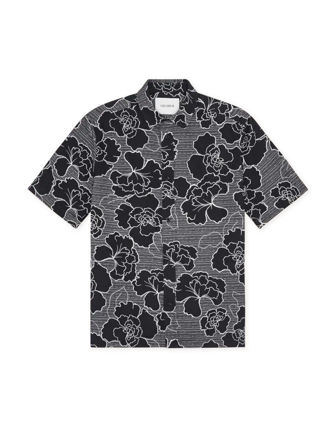 Les Deux Charlie Poppy AOP SS Shirt