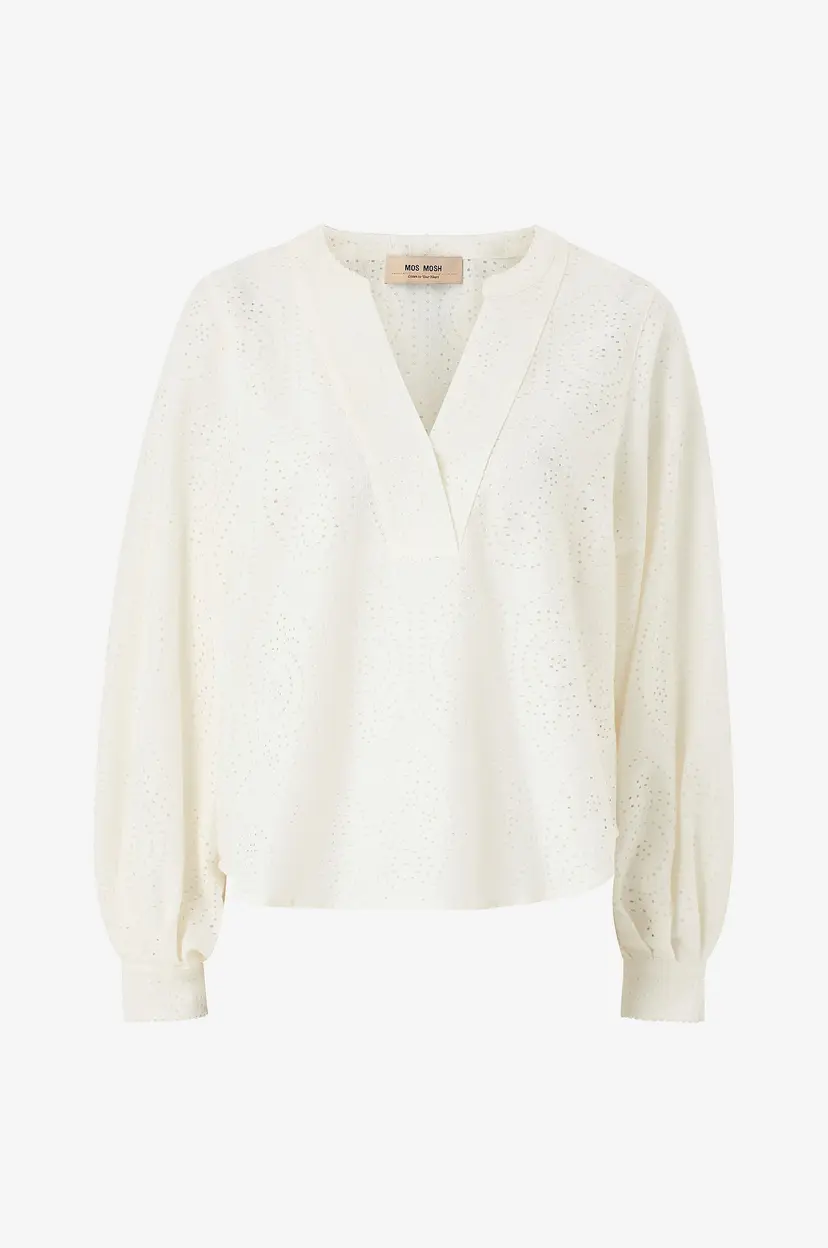 Mos Mosh Bluse mmYen Sina Lace - Natur
