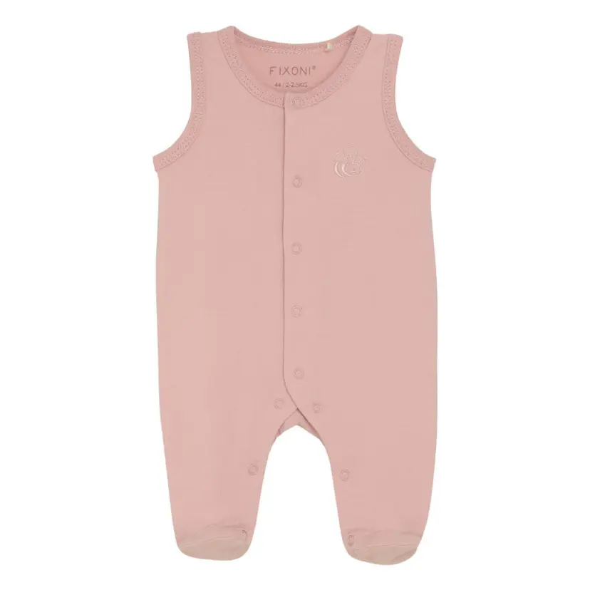 Fixoni Fixoni - Sparkebukse med fot Prematur Pale Mauve