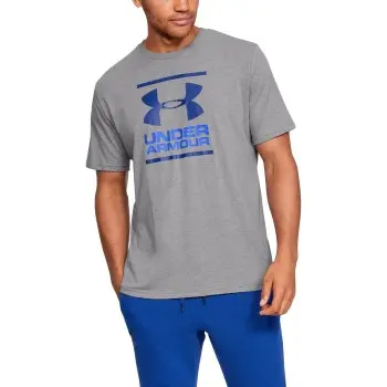 Under Armour Under Armour 2P GL Foundation SS T Lysgrå Medium Herre
