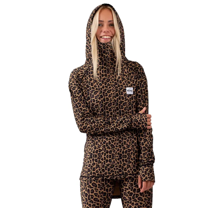 Eivy Eivy Icecold Hood Top Leopard
