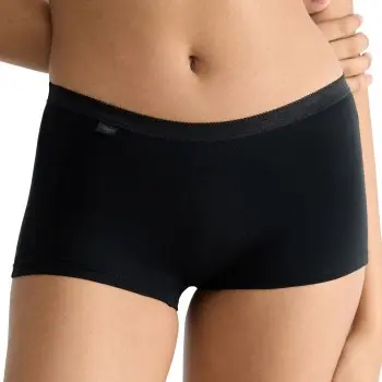 Sloggi Sloggi Truser Basic Short Svart bomull 38 Dame