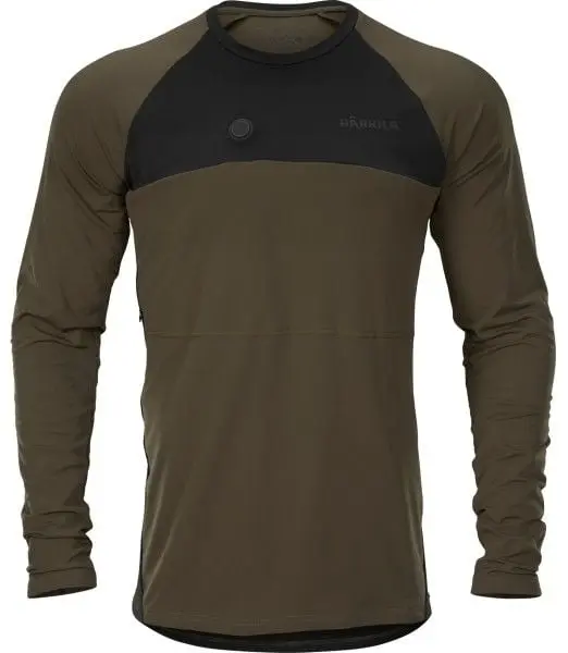 Härkila Härkila Heat L/S T-Shirt Willow Green/Black