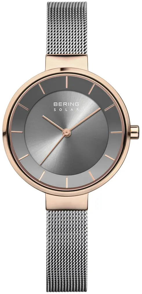 BERING Bering Dameklokke 14631-369 Solar Grå/Stål Ø31 mm
