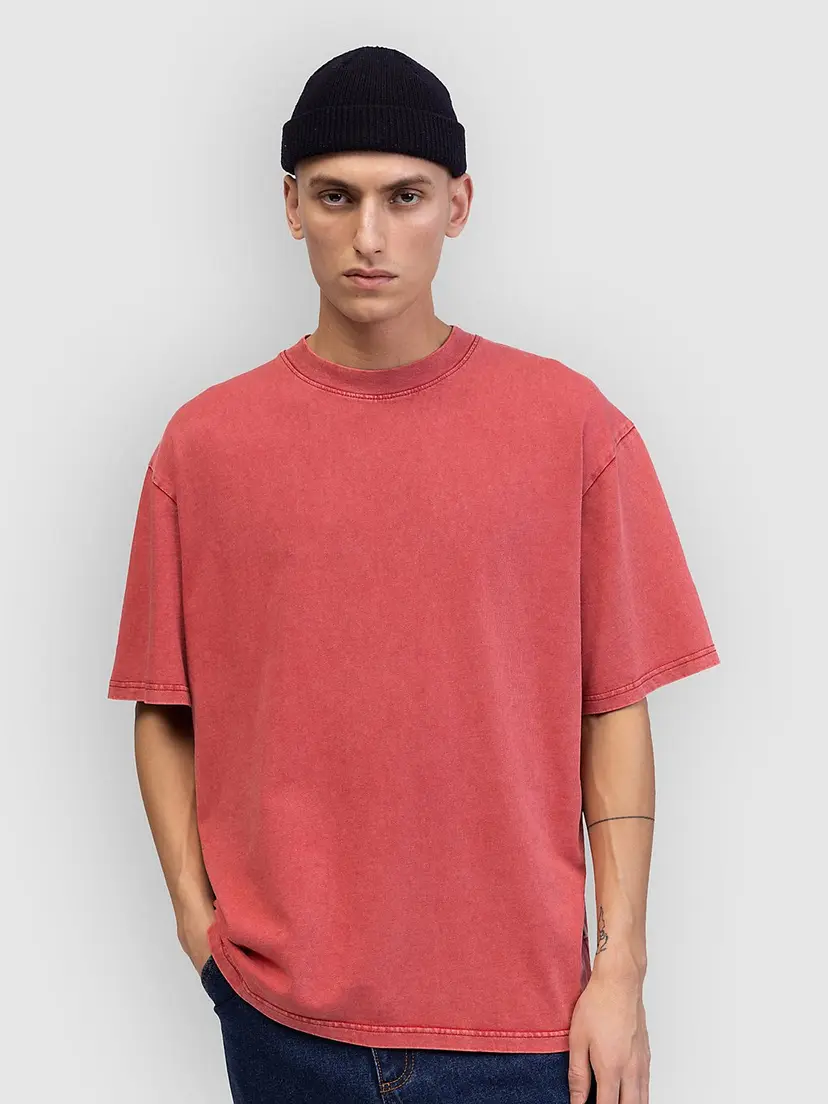 Redefined Rebel Redefined Rebel RRGomes Boxy Fit T-skjorte rød