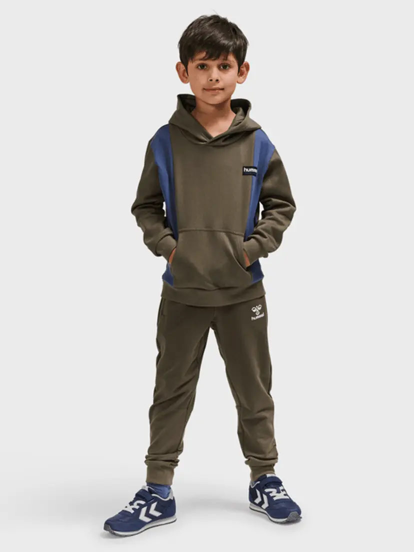 Hummel Hummel Allton Hoodie Major Brown (110 / 4-5 år)