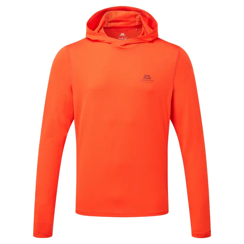 Mountain Equipment Mountain Equipment M's Glace Hooded Top Cardinal Orange